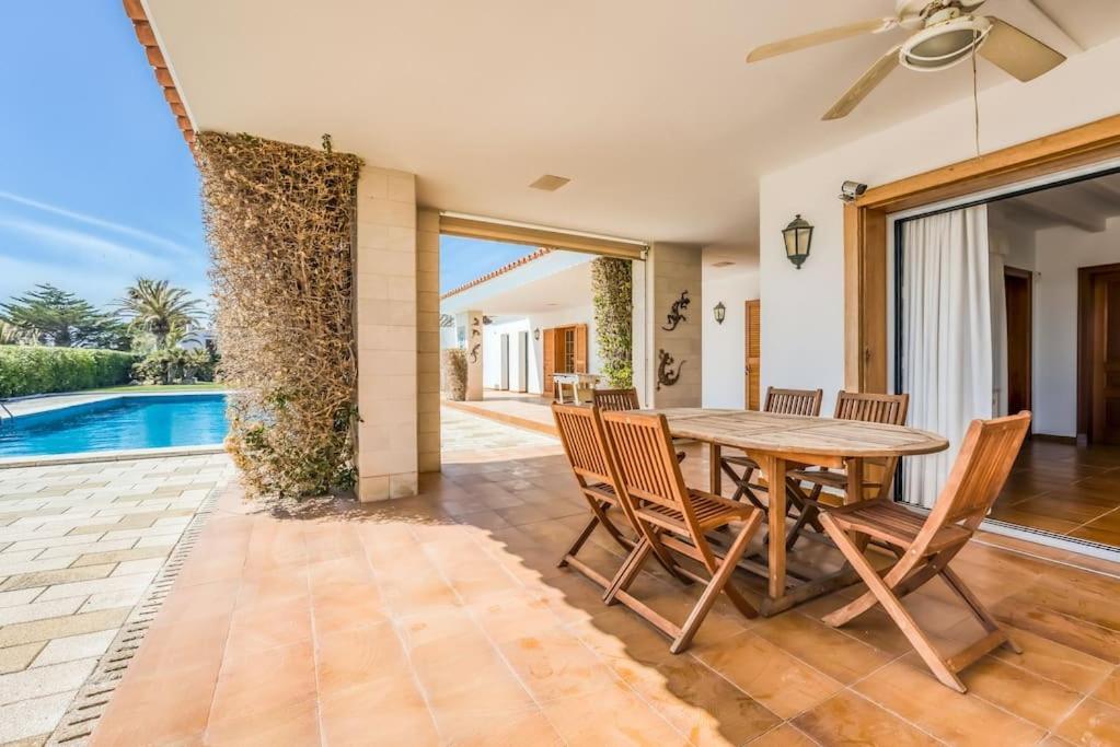 ס'אלגר La Calma Espectacular Villa Con Jardin Y Piscina En Menorca מראה חיצוני תמונה